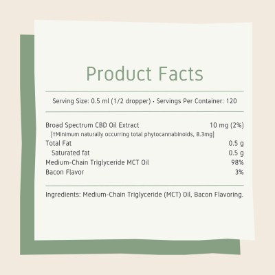 Aceite de CBD para Mascotas - Sabor Tocino - Neurogan Costa Rica Aceite de CBD para Mascotas - Sabor Tocino - Neurogan Costa Rica