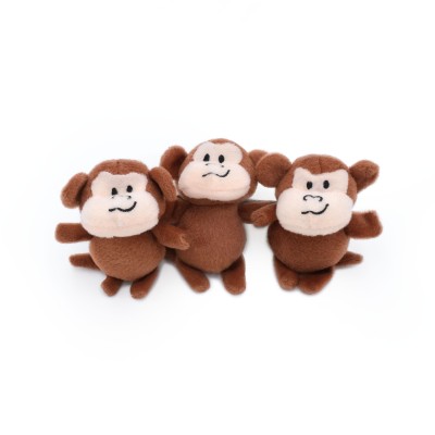 Peluche Zippy Burrow - Mono y plátano