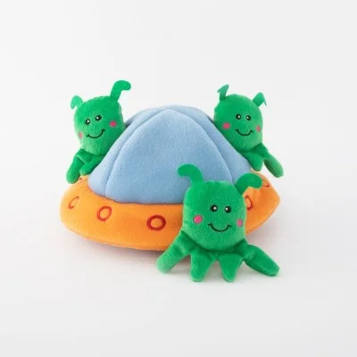 Peluche Zippy Burrow™ - Extraterrestres en ovnis Peluche Zippy Burrow™ - Extraterrestres en ovnis