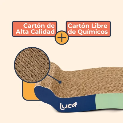 Rascador con Catnip - Forma W - Luca Rascador con Catnip - Forma W - Luca