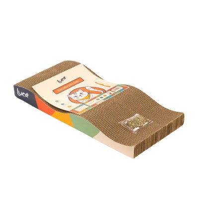 Rascador con Catnip - Forma Ondas - Luca Rascador con Catnip - Forma Ondas - Luca