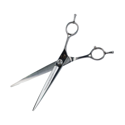 Tijera Profesional Recta - Plateado Natural - Groomr Tijera Profesional Recta - Plateado Natural - Groomr