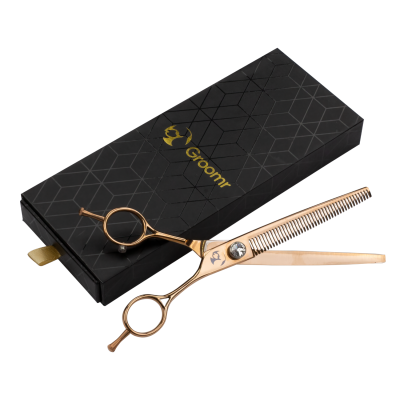 Tijera Profesional de Entresacar - Cobre Metalizado - Groomr Tijera Profesional de Entresacar - Cobre Metalizado - Groomr