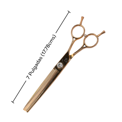 Tijera Profesional de Entresacar - Cobre Metalizado - Groomr Tijera Profesional de Entresacar - Cobre Metalizado - Groomr