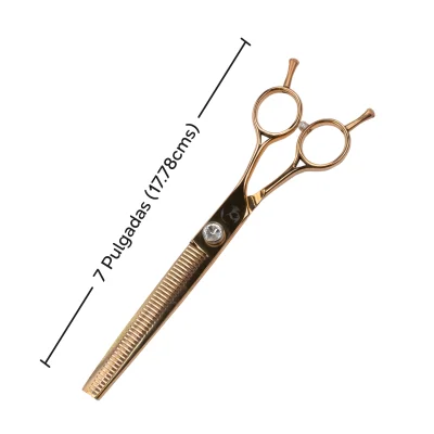 Tijera Profesional de Entresacar - Cobre Metalizado - Groomr Tijera Profesional de Entresacar - Cobre Metalizado - Groomr