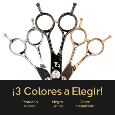 Tijera Profesional Curva - Cobre Metalizado - Groomr Tijera Profesional Curva - Cobre Metalizado - Groomr