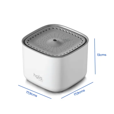 Fuente de Agua para Gatos y Perros - 3L Blanca - Hola Pets Fuente de Agua para Gatos y Perros - 3L Blanca - Hola Pets