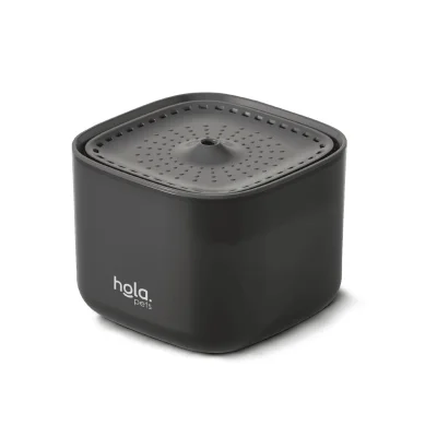 Fuente de Agua para Gatos y Perros - 3L Negra - Hola Pets Fuente de Agua para Gatos y Perros - 3L Negra - Hola Pets