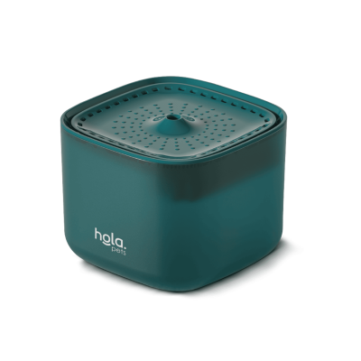 Fuente de Agua para Gatos y Perros - 3L Verde - Hola Pets Fuente de Agua para Gatos y Perros - 3L Verde - Hola Pets