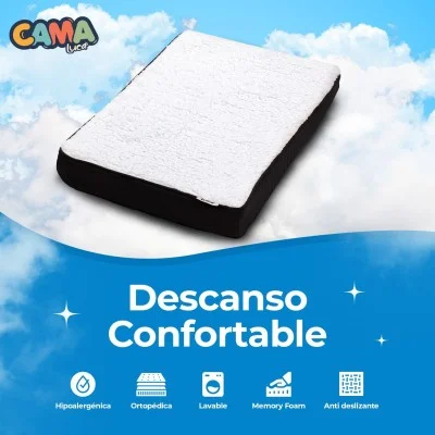Cama Ortopédica - Blanca Small - Luca Cama Ortopédica - Blanca Small - Luca